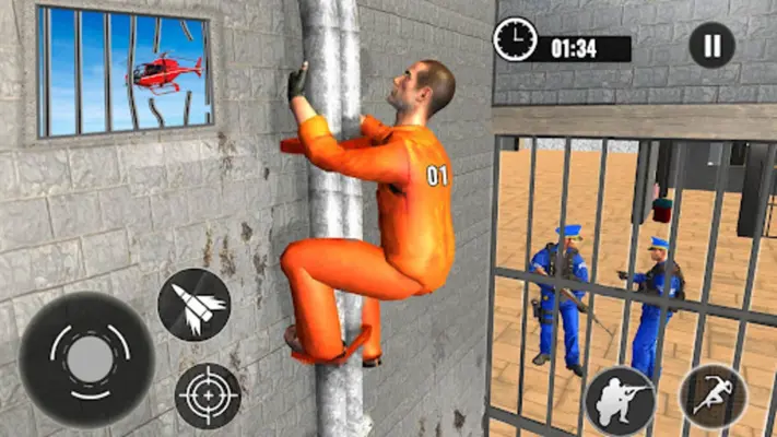 Grand Jail Prison Escape Game android App screenshot 0